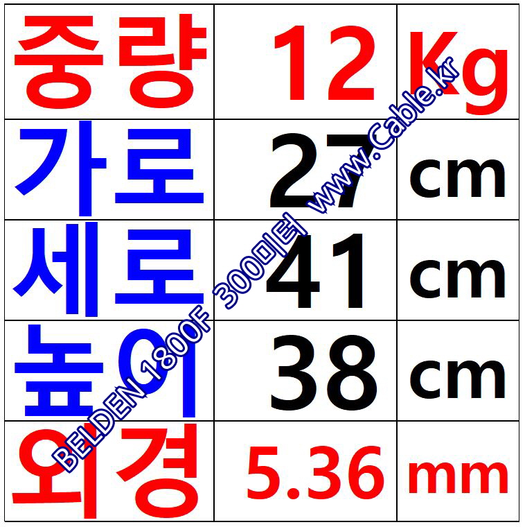 벨덴케이블 1800F BELDEN 마이크, 악기 (Violet 300m)