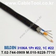 벨덴케이블 3106A BELDEN CAN Bus (Black 10m)