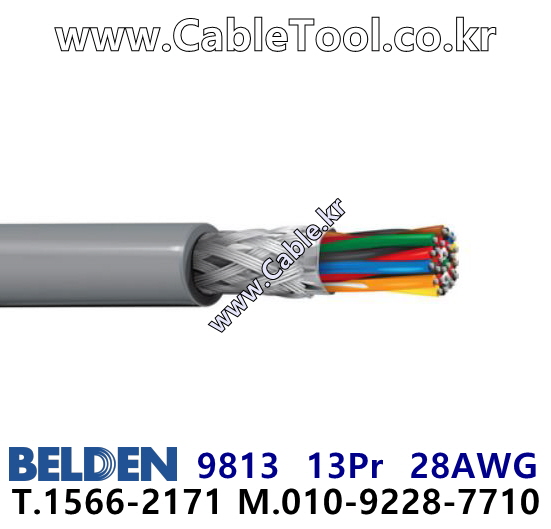 벨덴케이블 9813 BELDEN (Chrome 1m)